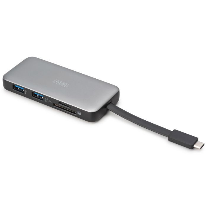 Порт-реплікатор Digitus USB-C > HDMI/2xUSB-A/USB-C/SD/MicroSD/RJ54 (DA-70914) зображення 3