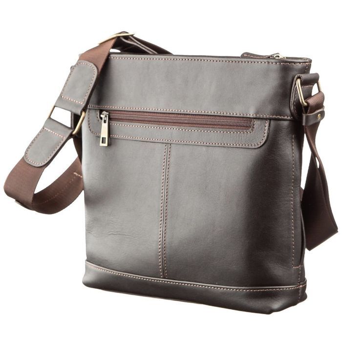 Сумка Shvigel У гладкій шкірі Коричнева (11178) зображення 2