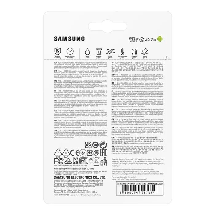 Карта памяти Samsung 256GB microSDXC class 10 UHS-I U3 V30 Pro Endurance (MB-MJ256KA/EU) изображение 9