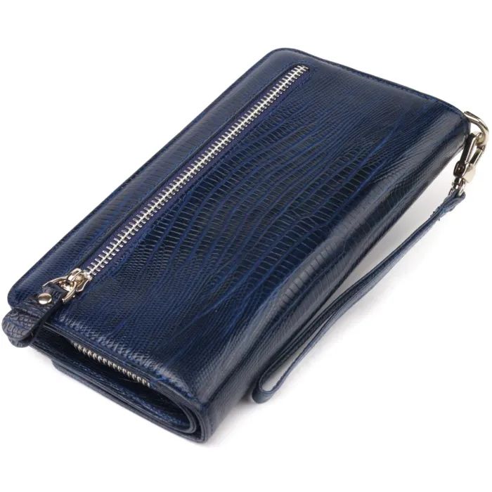 Портмоне Canpellini З натуральної шкіри Синє (21542) зображення 2