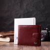 Кошелек ST Leather Из натуральной кожи Бордовый (22554) изображение 11