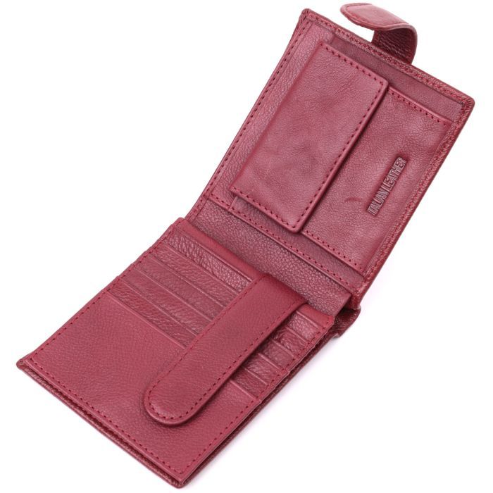 Кошелек ST Leather Из натуральной кожи Бордовый (22554) изображение 6