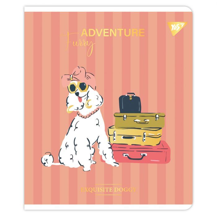 Тетрадь Yes Exquisite doggy А5 18 листов клетка (767517) изображение 3