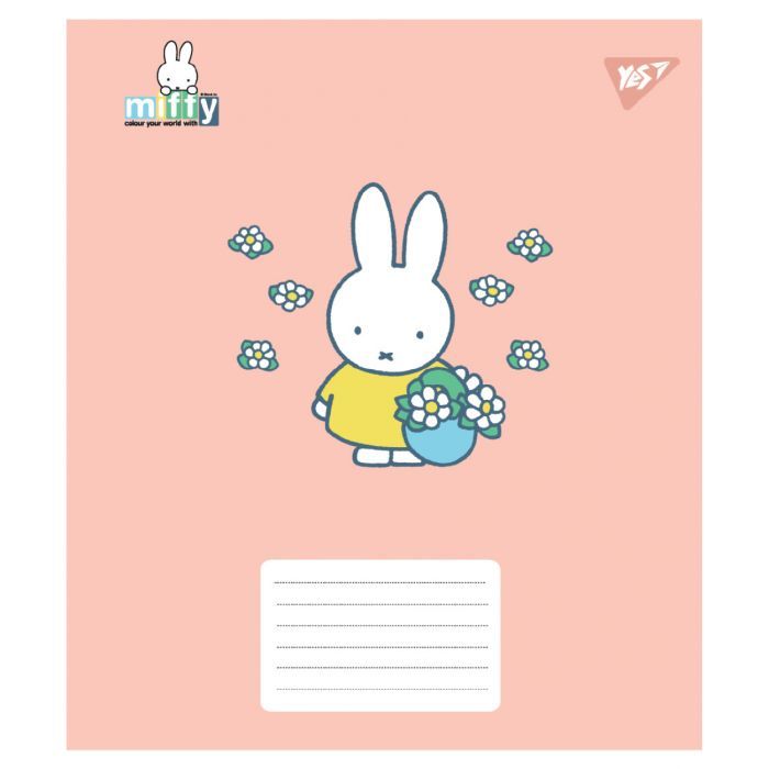 Зошит Yes Miffy Playfull А5 24 аркушів клітинка (767636) зображення 3
