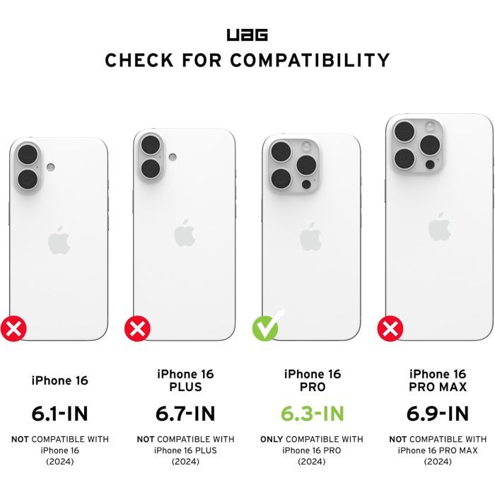 Чехол для мобильного телефона UAG iPhone 16 Pro Plyo Magsafe LE Blue Ombre (114480115E5E) изображение 2
