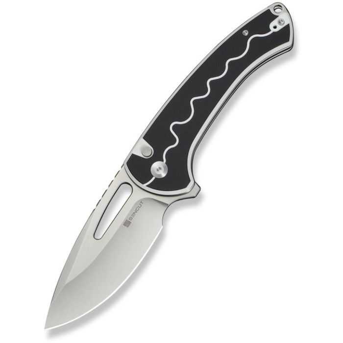 Нож Sencut Squiggy, Burgundy/Black G10, Darkwash (S24082A-3) изображение 2