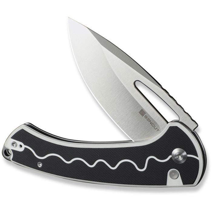 Нож Sencut Squiggy, Burgundy/Black G10, Darkwash (S24082A-3) изображение 5