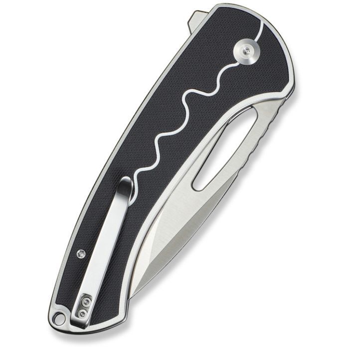 Нож Sencut Squiggy, Burgundy/Black G10, Darkwash (S24082A-3) изображение 7
