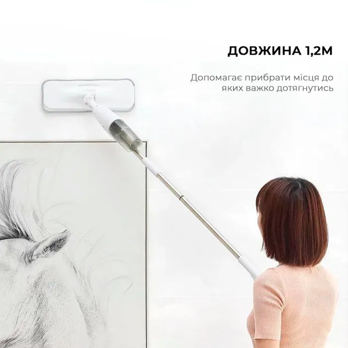 Пилосос Deerma Spray Mop White (TB500) зображення 10