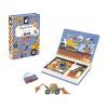 Развивающая игрушка Janod Магнитная книга Строительство 70 элементов (J02526)