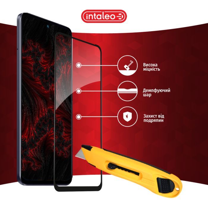 Скло захисне Intaleo Full Glue Infinix Hot 30 Play Black (1283126589560) зображення 5