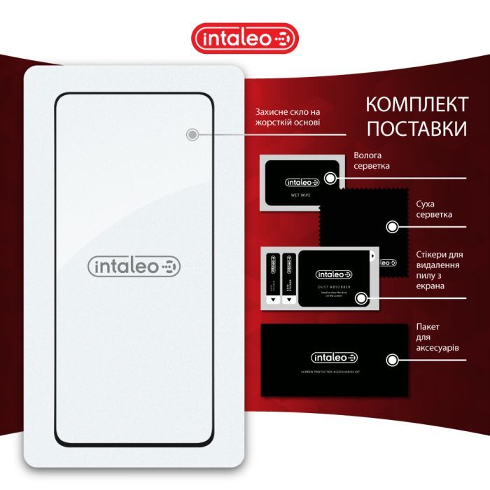 Стекло защитное Intaleo Full Glue Xiaomi 14T Pro Black (1283126603426) изображение 8