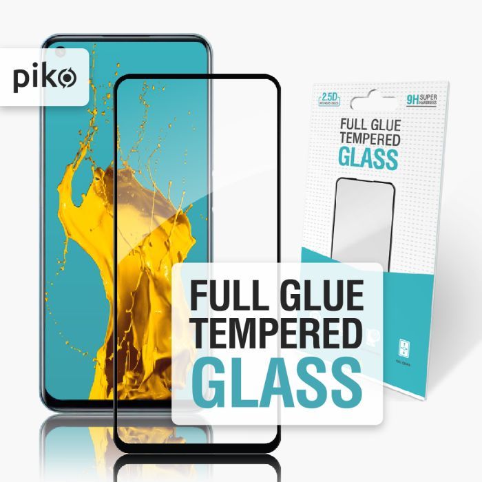 Стекло защитное Piko Full Glue Realme 9i Black (1283126531194) изображение 5