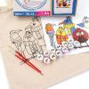 Набор для творчества Rosa Talent екосумка-розмальовка, Funny Birds, 38х42 см (4823098543534) изображение 4