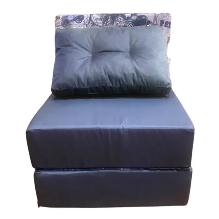 Диван офісний Примтекс плюс діван-крісло LOUNGE PPU XXL OX-312/PT-05 з подушкою 60х40, Grey/принт Paris (LOUNGE PPU XXL OX-312/PT-05) зображення 2