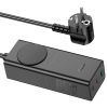 Зарядное устройство HOCO NS4 Sharp desktop socket 2xUSB-C + USB-A PD65W Black (6942007617352) изображение 2