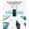 Зарядное устройство Anker Laptop GaN 140W 3xUSB-C PD3.1 + USB-A + display + cable Silver (B2697G41) изображение 5