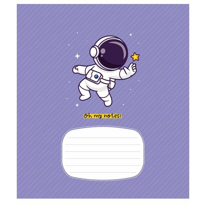 Тетрадь Школярик Oh My Notes 18 листов линия (018-3425L)