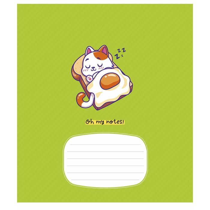 Тетрадь Школярик Oh My Notes 18 листов линия (018-3425L) изображение 2