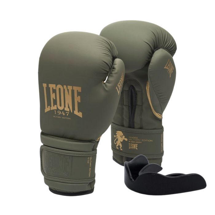 Боксерські рукавички Leone GN059W White/Gold 16 унцій (GN059W_White_16oz)