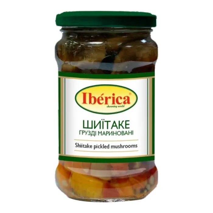 Овочева консервація Iberica Грузді (шіїтаке) мариновані 314 г с/б (8436024299403)