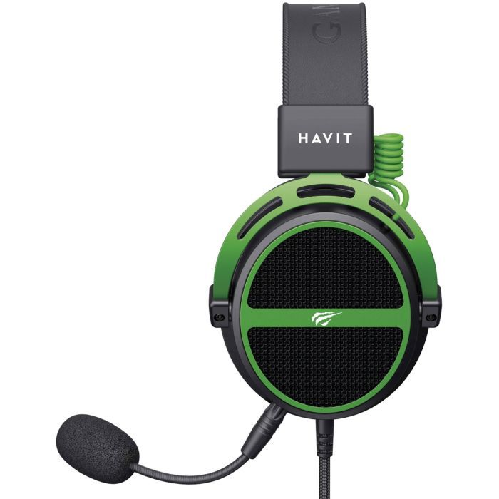 Наушники Havit HV-H2030E Black/Green (6939119067076) изображение 3