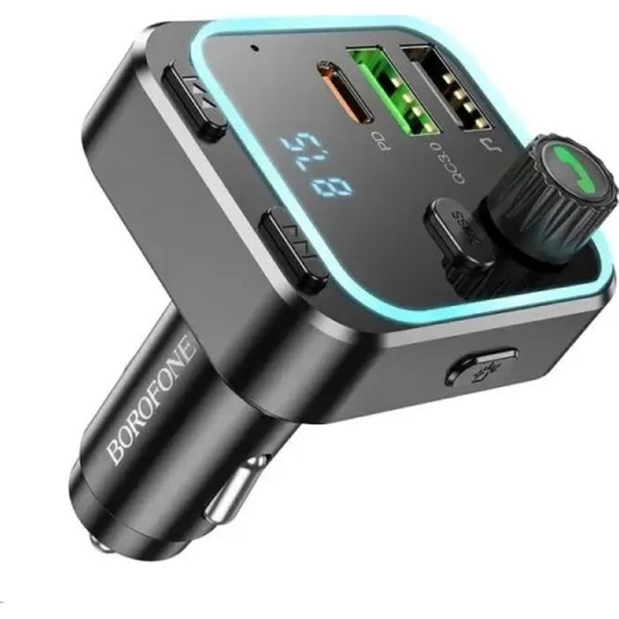 FM модулятор BOROFONE BC53, Black, Box