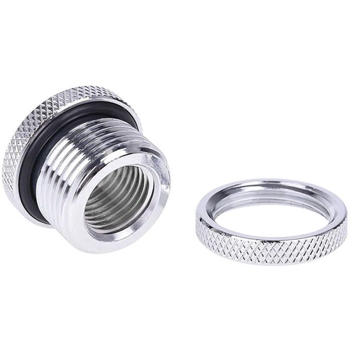 Фитинг для СЖО Alphacool HF bulkhead connector passthrough G1/4 - chrome (17068) изображение 3
