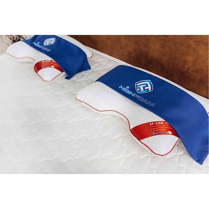 Подушка Highfoam ортопедическая Noble Cloud M-Line 58 х 42 х 13 см (4820000977098) изображение 9