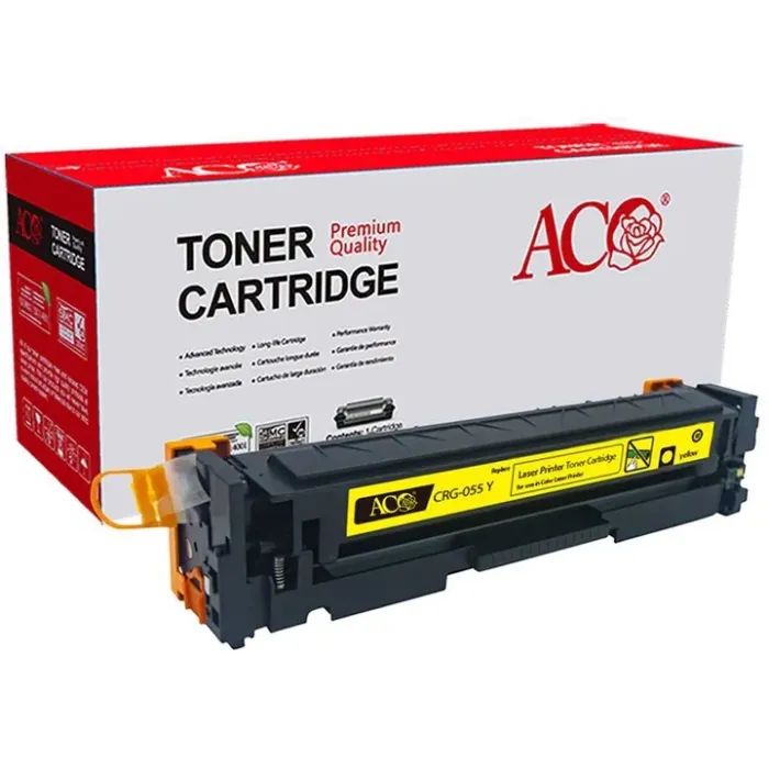 Картридж ACO Canon 055H Yellow, without chip (ACO-CRG-055HYNC)