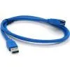 Дата кабель USB 3.0 AM/AF 1.0m blue Voltronic (YT-3.0AM\AF-1.0BL) зображення 2