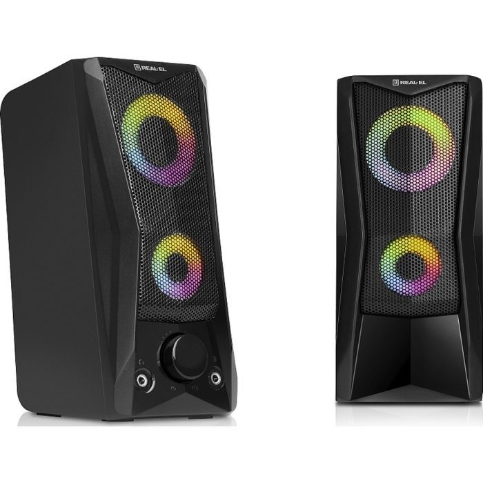 Акустична система REAL-EL S-107 USB Black (EL121100017) зображення 2