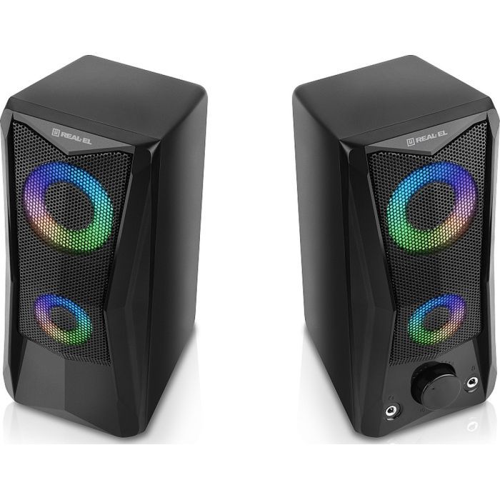 Акустична система REAL-EL S-107 USB Black (EL121100017) зображення 4