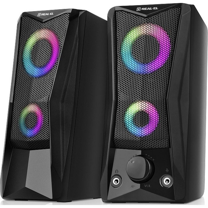 Акустична система REAL-EL S-107 USB Black (EL121100017) зображення 5