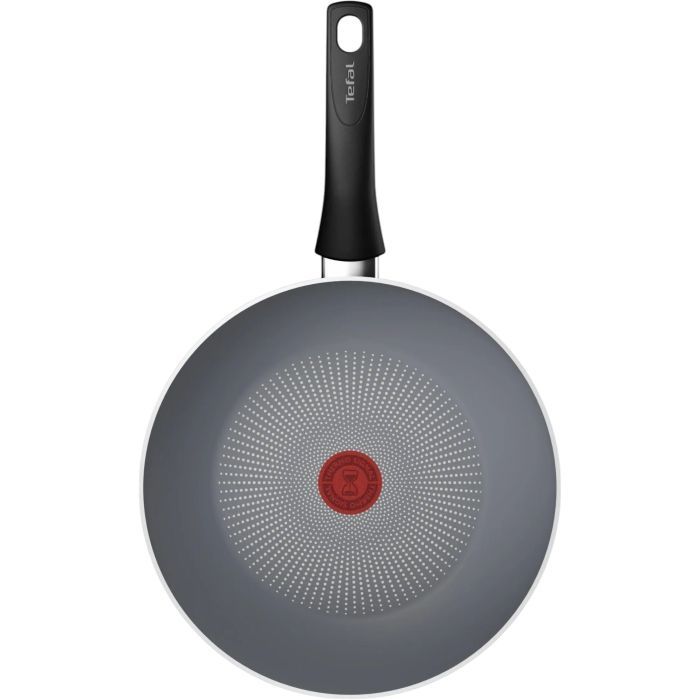 Сковорода Tefal ВОК Halo 28 см, алюміній, бакеліт, сірий (C3121953) зображення 2