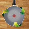 Сковорода Tefal ВОК Halo 28 см, алюміній, бакеліт, сірий (C3121953) зображення 7