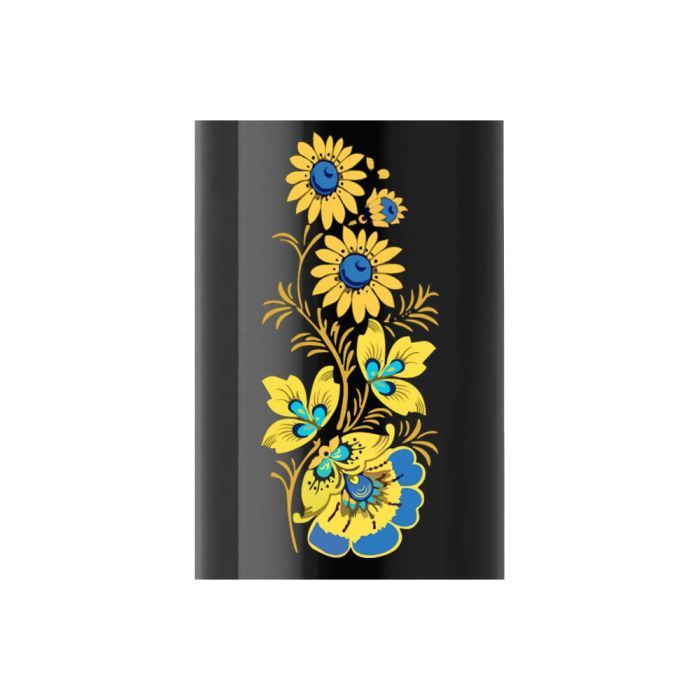 Ручка шариковая Parker IM 17 UKRAINE Black GT BP Цветы (22032_T1050u) изображение 5