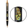 Ручка шариковая Parker IM 17 UKRAINE Black GT BP Цветы (22032_T1050u)