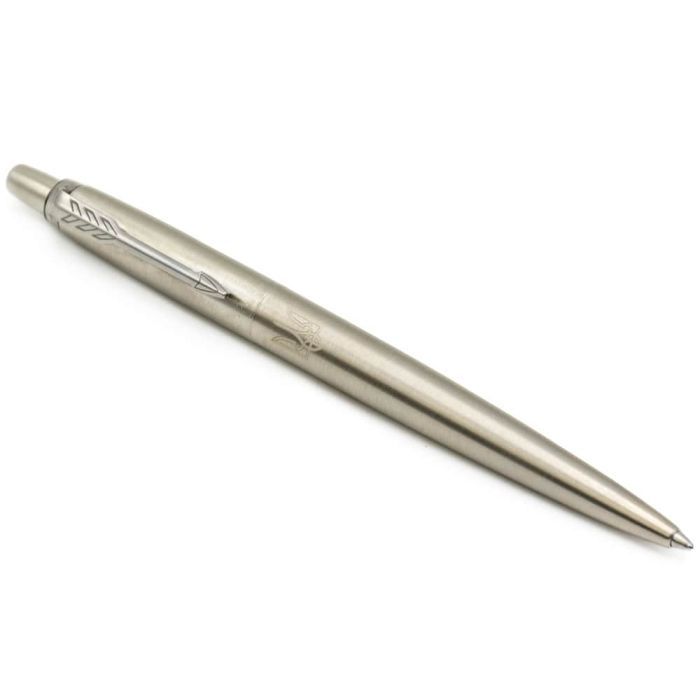 Ручка шариковая Parker JOTTER 17 UKRAINE SS CT BP Трезубец белый (16132_T001w) изображение 3