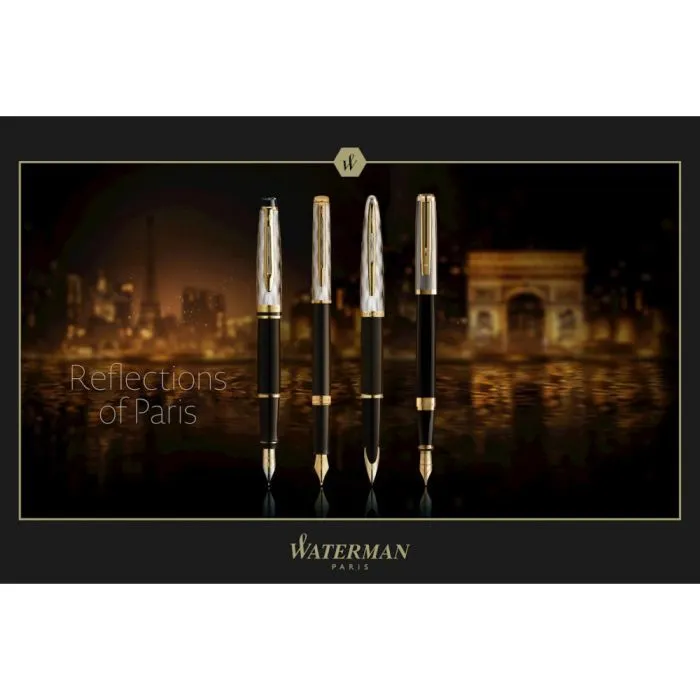Ручка пір'яна Waterman HEMISPHERE Reflections Of Paris GT  FP M (12 095.M) зображення 8