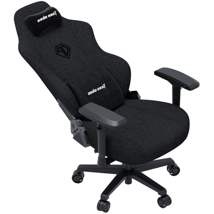 Кресло игровое AndaSeat Phantom 3 Pro Fabric Size L Dark Gray (AD18YC-06-GB-F) изображение 4