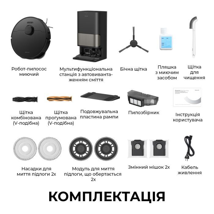 Пылесос Dreame L40s Pro Ultra Black (RLL74CE-BL) изображение 5