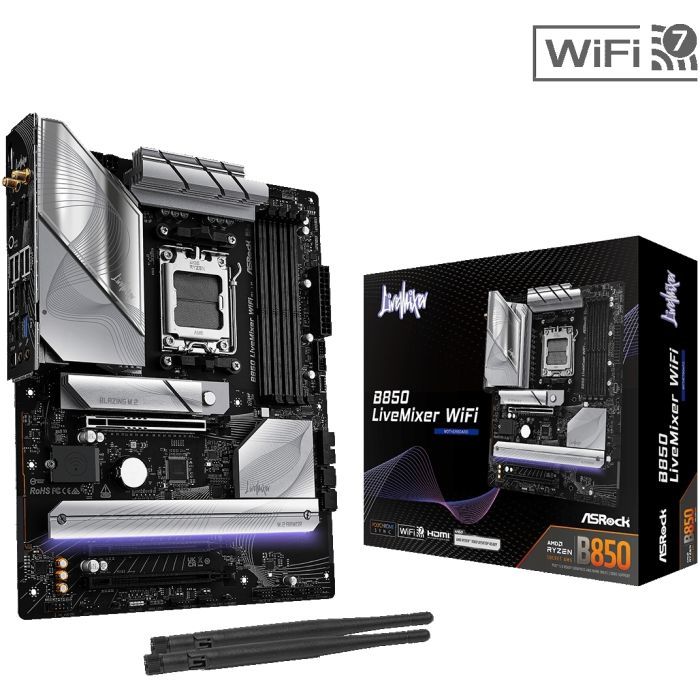 Материнская плата ASRock B850 LIVEMIXER WIFI изображение 6