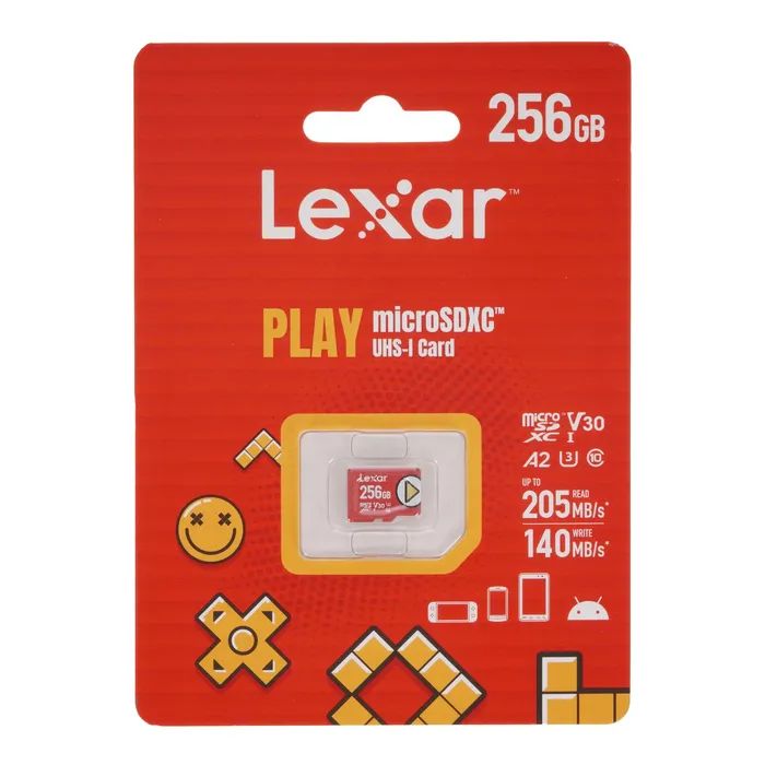 Карта пам'яті Lexar 128GB microSDXC class 10 UHS-I U3 V30 A2 Play (LMSPLAY128G-BNSNG) зображення 2