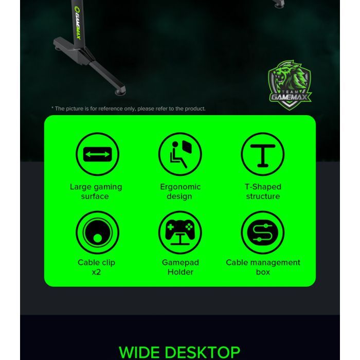 Компьютерный стол Gamemax D140 Carbon изображение 10