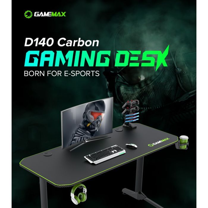 Компьютерный стол Gamemax D140 Carbon изображение 9