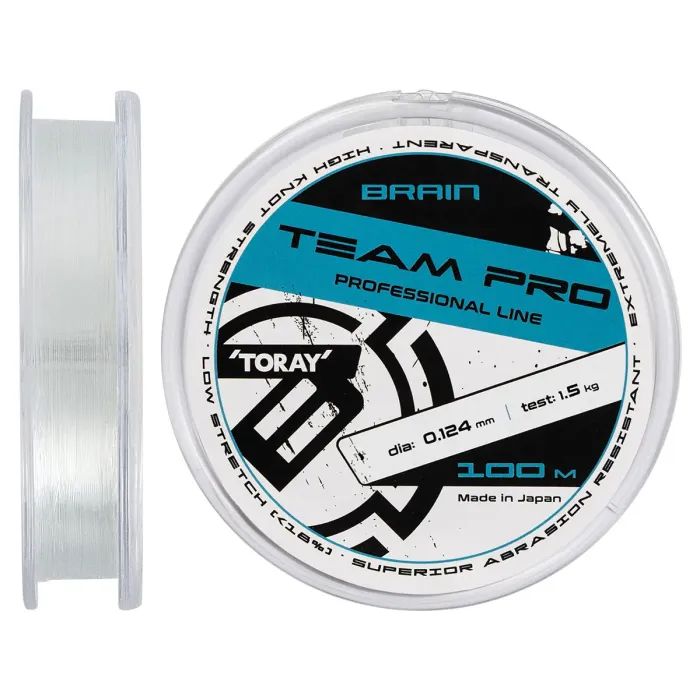 Леска Brain Team Pro 100m 0.11mm 1.2 kg (1858.26.92)