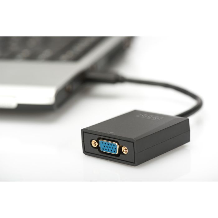 Переходник USB 3.0 AM to VGA F 0.15m Full HD Digitus (DA-70840) изображение 3