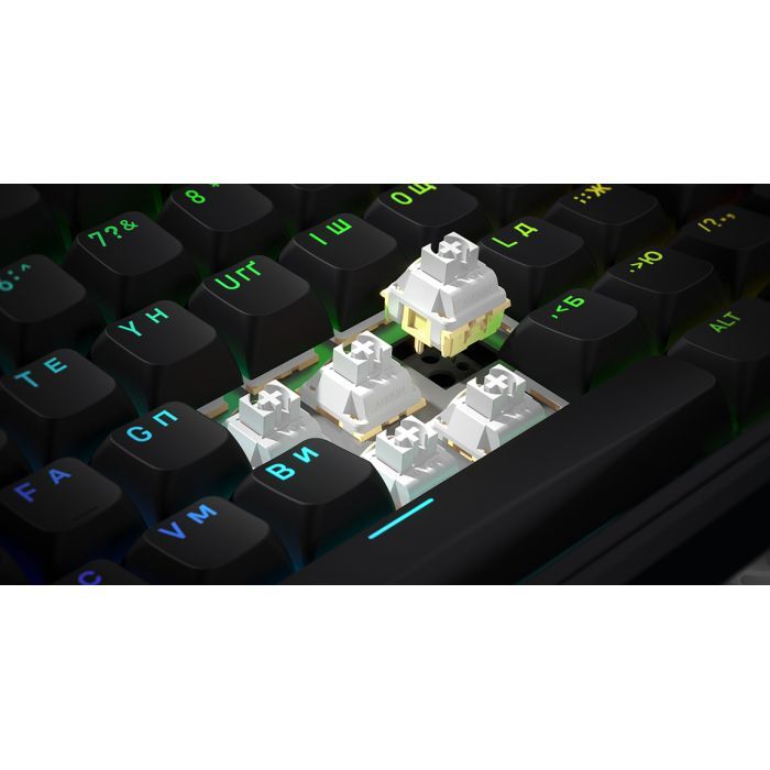 Клавіатура Hator Skyfall 80 Wireless Black/White (HTK3180UA) зображення 12