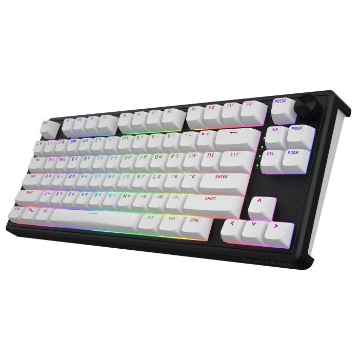 Клавіатура Hator Skyfall 80 Wireless Black/White (HTK3180UA) зображення 4